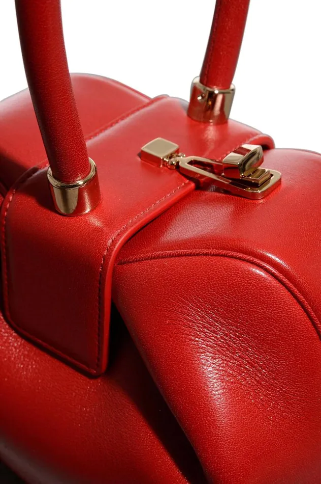 WomenMen Mini Bags Gabriela Hearst Demi Bag In Red Nappa Leather