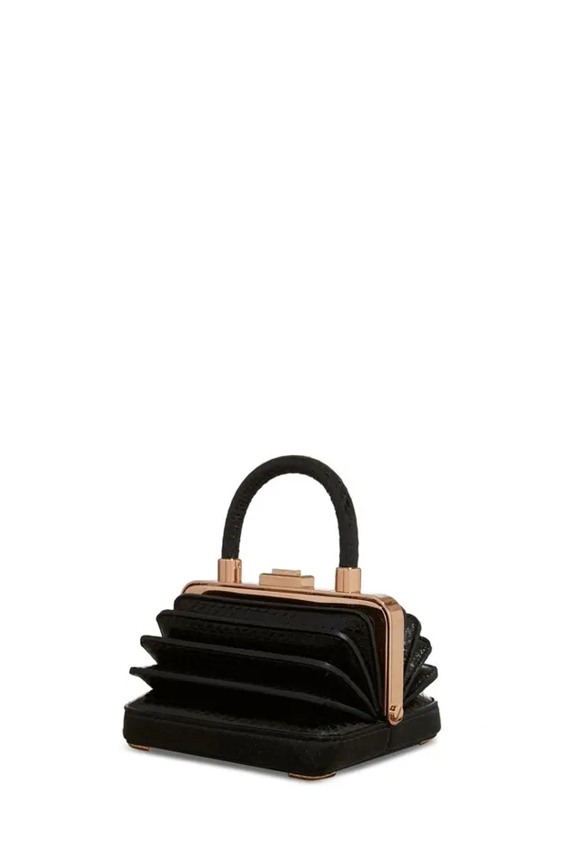 WomenMen Mini Bags Gabriela Hearst Mini Diana Bag In Black Snakeskin