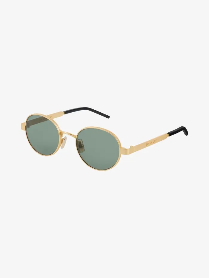 WomenMen Sunglasses Givenchy G Ride Unisex Sunglasses In Metal And Acetate Goldengreen