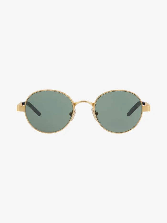 WomenMen Sunglasses Givenchy G Ride Unisex Sunglasses In Metal And Acetate Goldengreen WomenMen Sunglasses Givenchy G Ride Unisex Sunglasses In Metal And Acetate Goldengreen