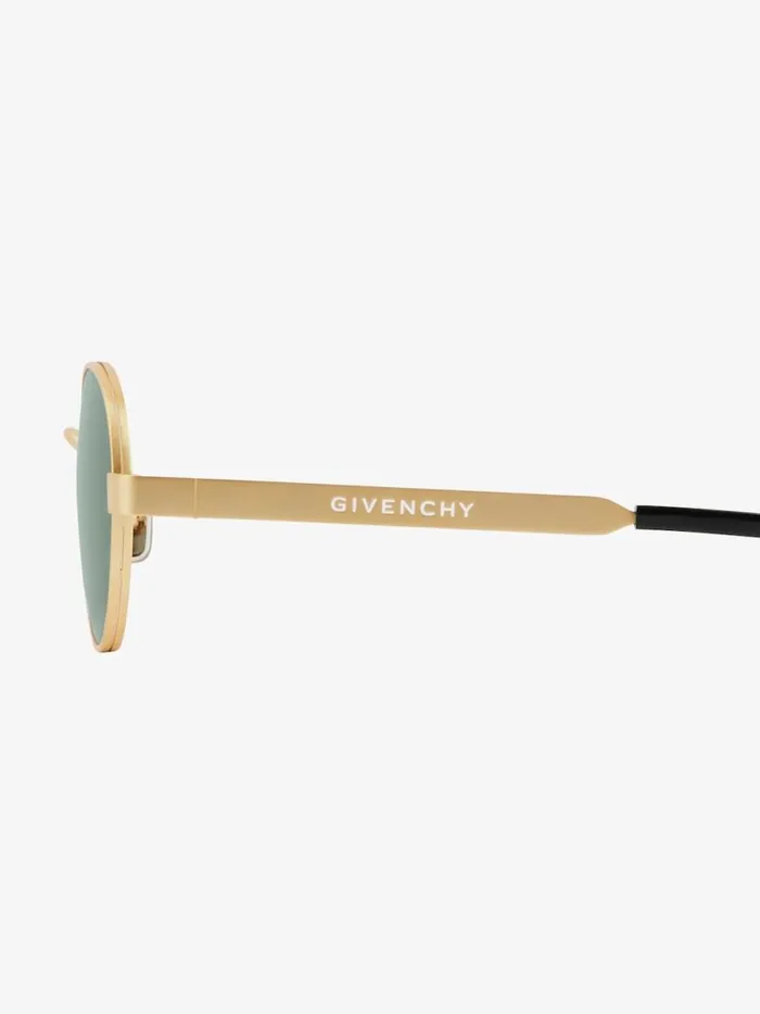 WomenMen Sunglasses Givenchy G Ride Unisex Sunglasses In Metal And Acetate Goldengreen WomenMen Sunglasses Givenchy G Ride Unisex Sunglasses In Metal And Acetate Goldengreen