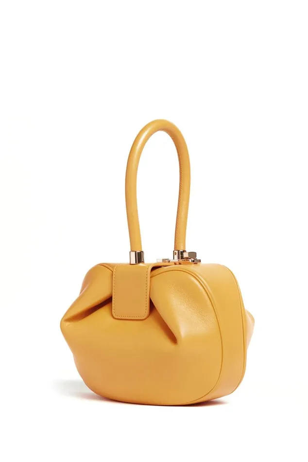 WomenMen Top Handles Gabriela Hearst Nina Bag In Golden Birch Nappa Leather