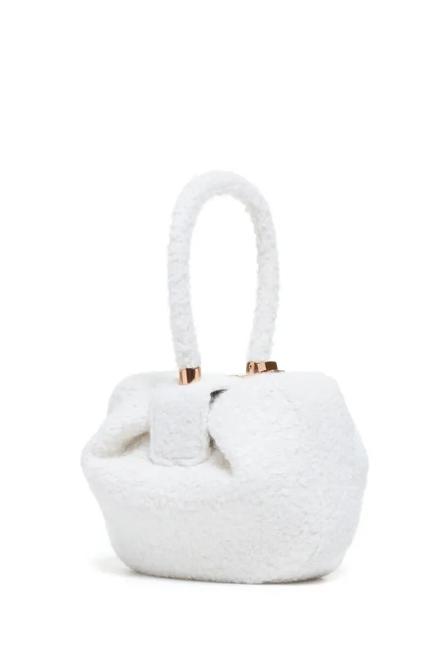 WomenMen Top Handles Gabriela Hearst Nina Bag In Ivory Cashmere Boucle
