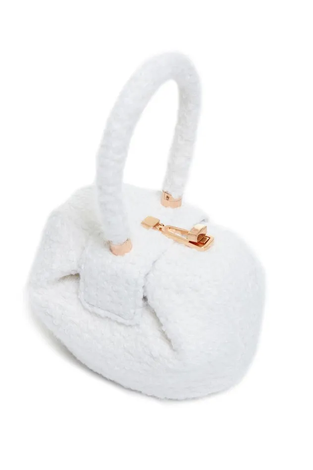 WomenMen Top Handles Gabriela Hearst Nina Bag In Ivory Cashmere Boucle