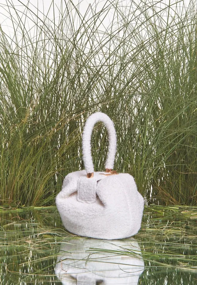 WomenMen Top Handles Gabriela Hearst Nina Bag In Ivory Cashmere Boucle