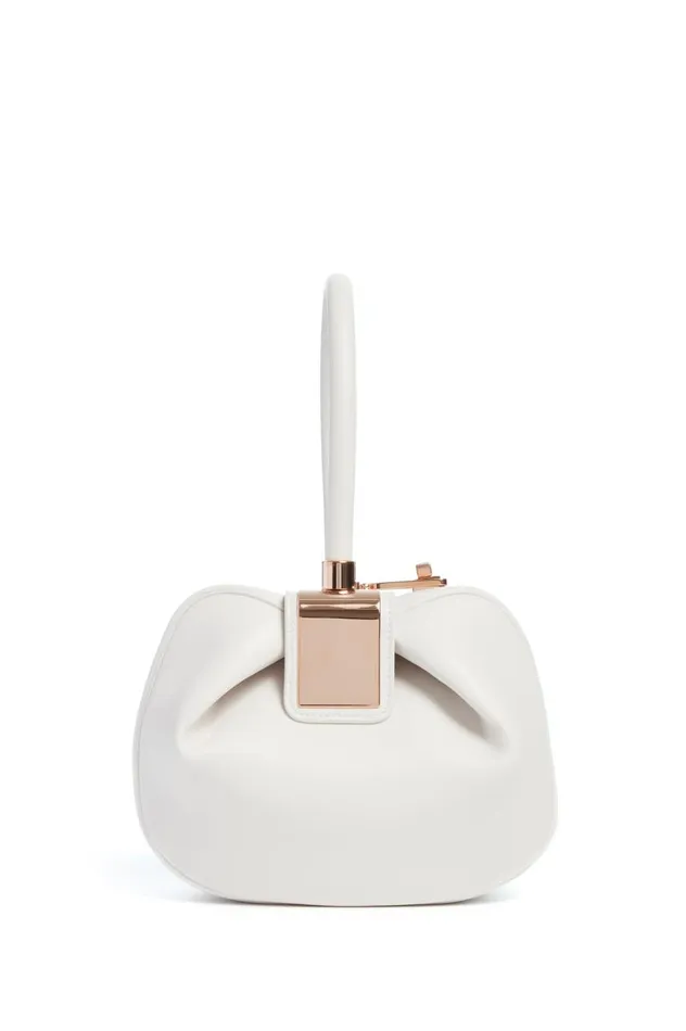 WomenMen Top Handles Gabriela Hearst Nina Midas Bag In Ivory Nappa Leather