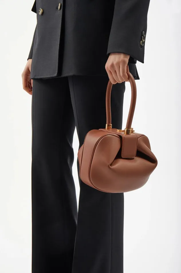 WomenMen Top Handles Gabriela Hearst Nina Midas Bag In Ivory Nappa Leather