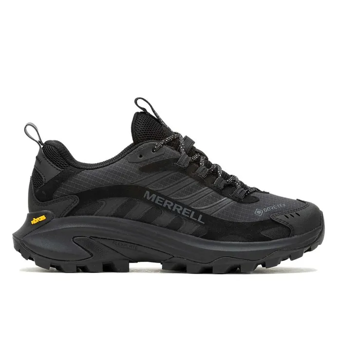 Women Merrell Shoes Moab Speed 2 GORETEX Triple Black