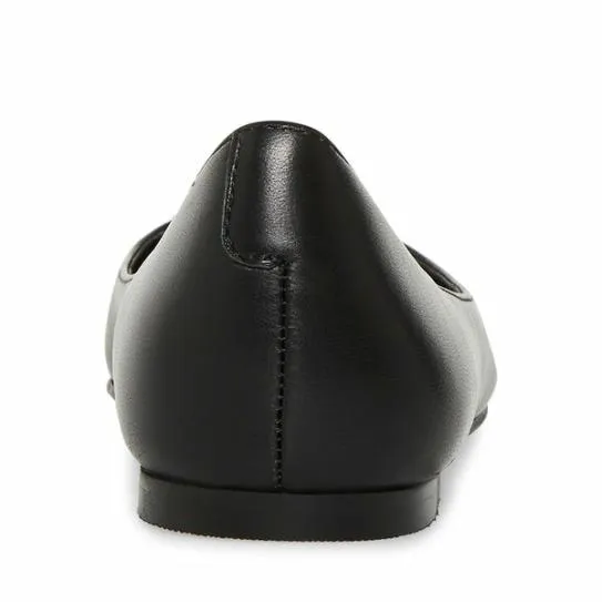 Women MERYL BLACK LEATHER Black Leather Steve Madden Loafers and Flats Women MERYL BLACK LEATHER Black Leather Steve Madden Loafers and Flats