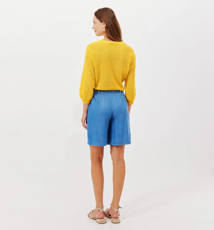 Women Mesh Top 8211 GreenYellow Promod Tops Women Mesh Top 8211 GreenYellow Promod Tops