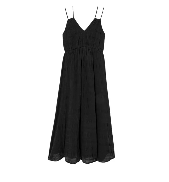 Women MidLength Strappy Dress 8211 Black Promod Dresses