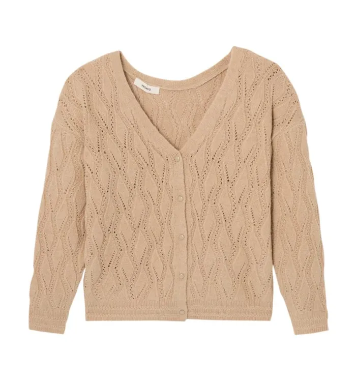 Women Milla Openwork 2Way Jumpeer 8211 Cognac Brown Promod Jumpers And Cardigans Women Milla Openwork 2Way Jumpeer 8211 Cognac Brown Promod Jumpers And Cardigans