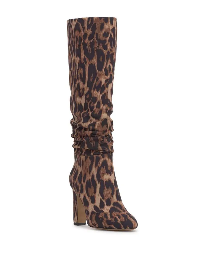 Women Minerva Knee High Boot In Leopard Jessica Simpson Boots and Booties