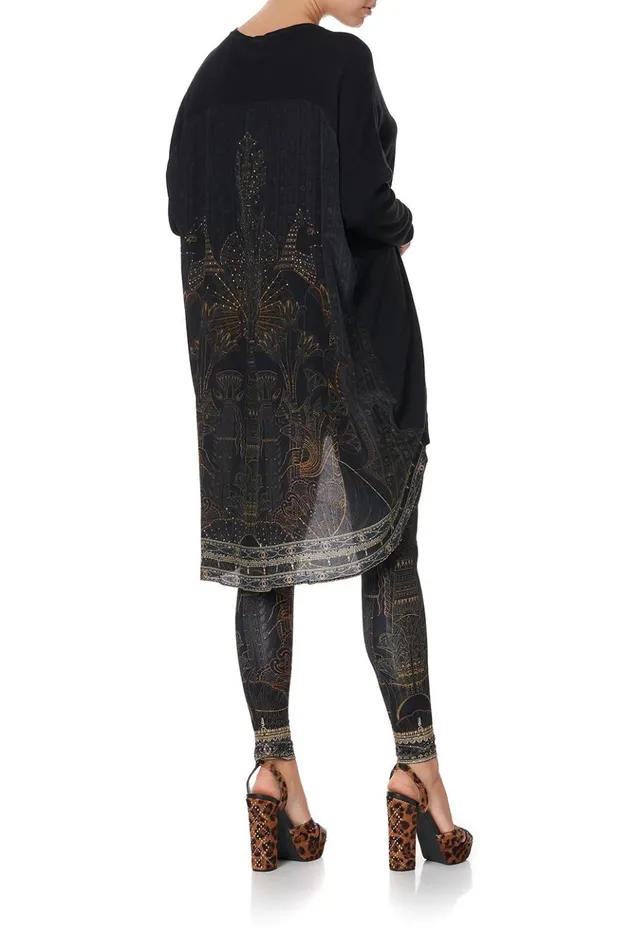 Women Modest Clothing Camilla Long Sleeve Jumper With Print Back Cobra King