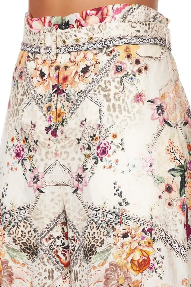 Women Modest Clothing Camilla Paperbag Waist Wide Leg Pant Sew In Love