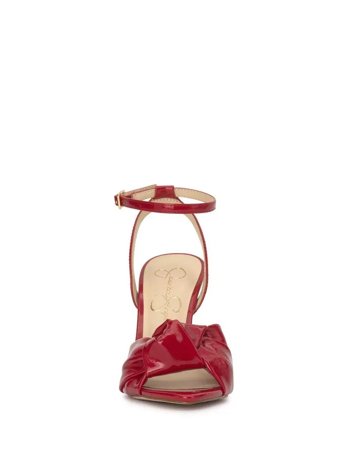 Women Neveny High Heel In Red Muse Jessica Simpson Sandals