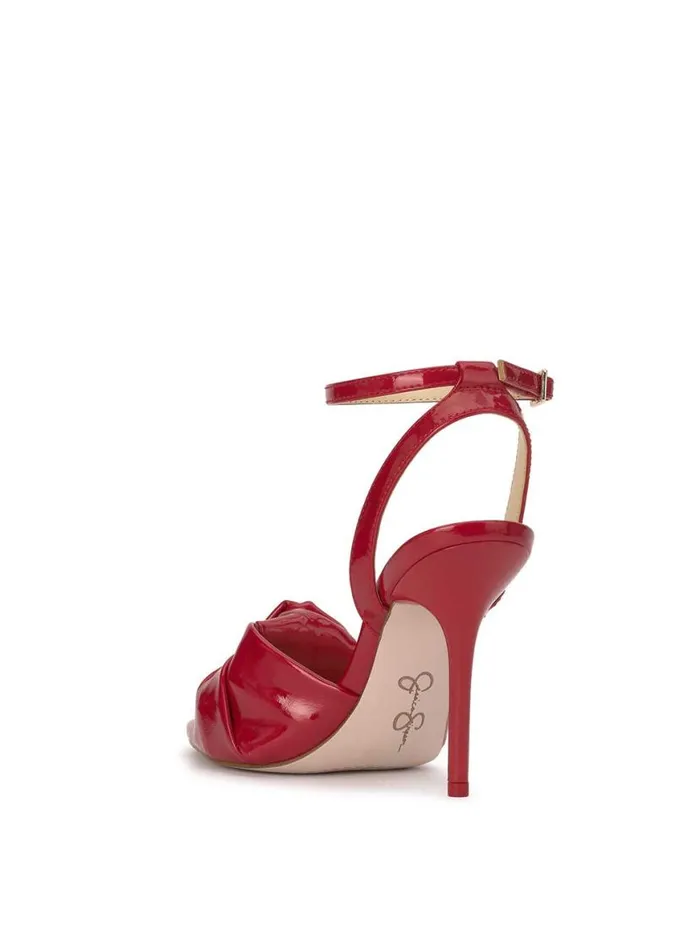 Women Neveny High Heel In Red Muse Jessica Simpson Sandals