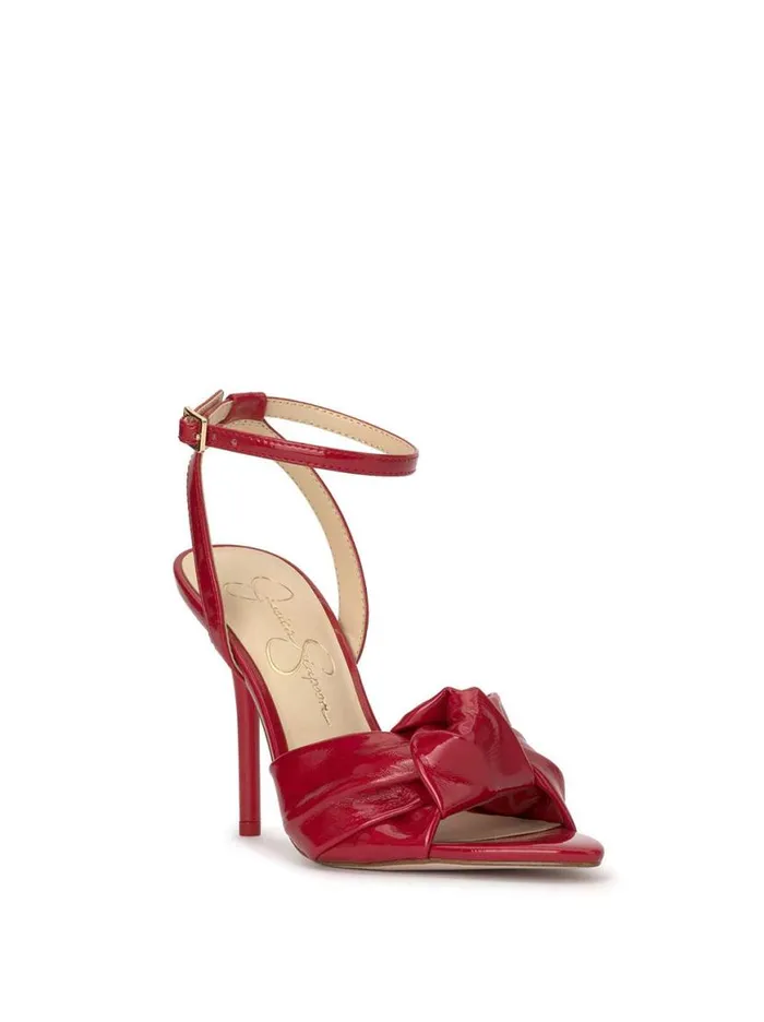 Women Neveny High Heel In Red Muse Jessica Simpson Sandals