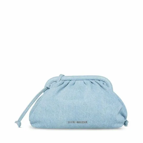 Women NIKKI BAG DENIM FABRIC Denim Fabric Steve Madden Crossbody Bags Women NIKKI BAG DENIM FABRIC Denim Fabric Steve Madden Crossbody Bags