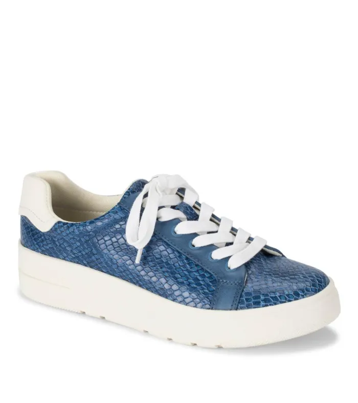 Women Nishelle Lace Up Sneaker Ocean Snake Baretraps Sneakers