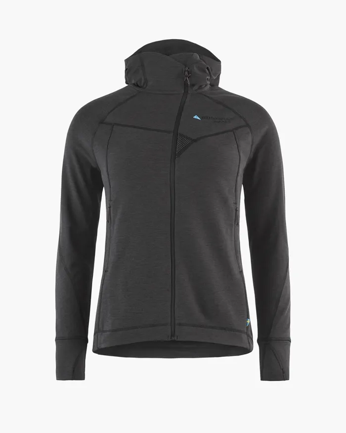 Women Njorun 20 Hoodie Raven Klttermusen Fleeces and Sweaters