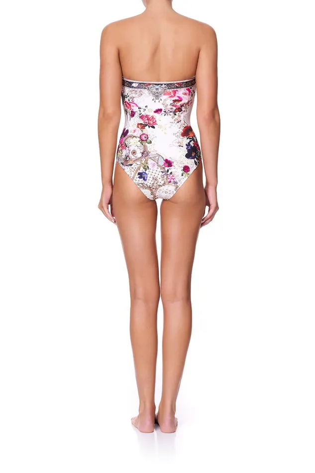 Women One Pieces Camilla Lace Up Front Bandeau One Piece Fairy Godmother