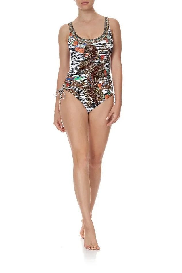 Women One Pieces Camilla Rouched One Piece Cosmic Conflict