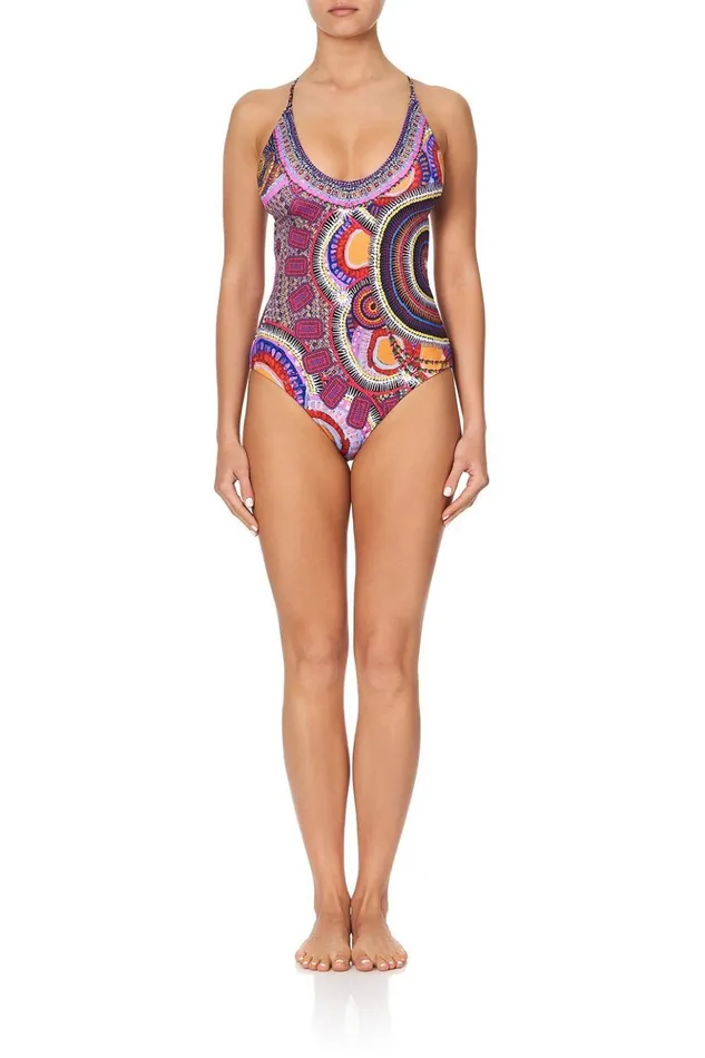 Women One Pieces Camilla Scoop Neck One Piece With Plait Strap Warlu Dreaming