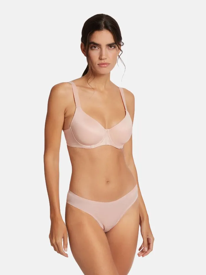 Women Panties Wolford Sheer Touch Tanga Rosepowder