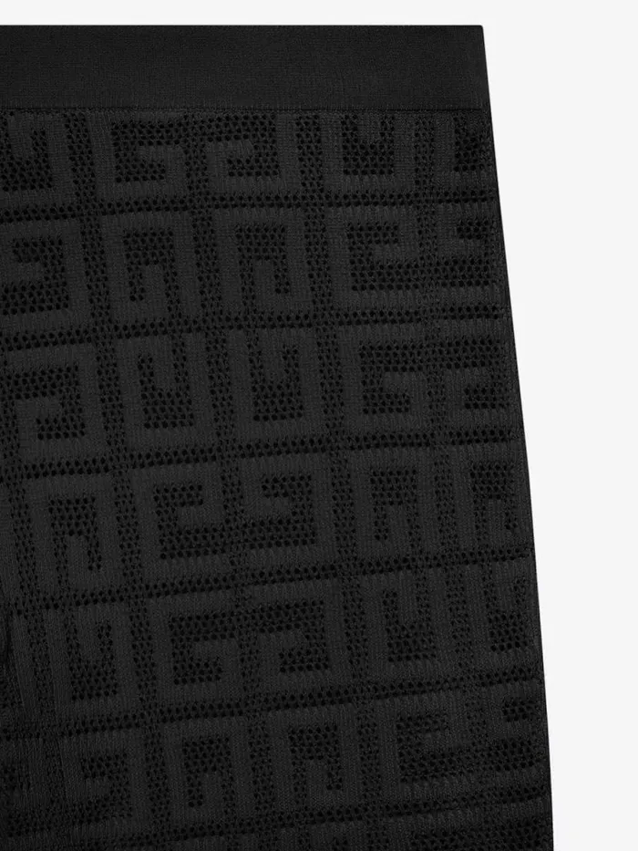 Women Pants and Shorts Givenchy Flare Pants In 4G Jacquard Black
