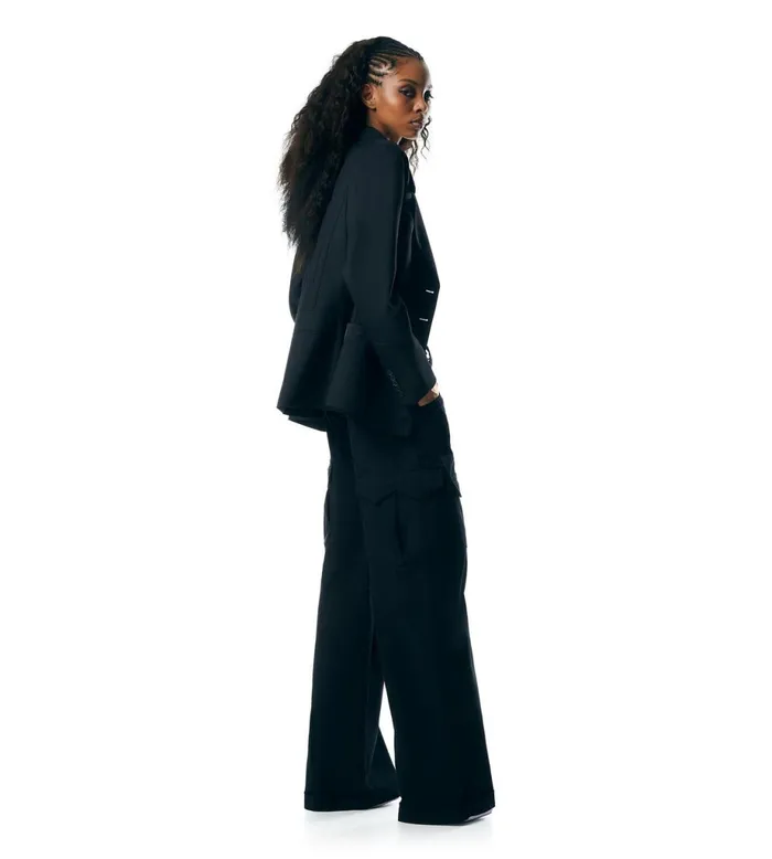 Women Pants and Shorts Tom Ford Cotton Gabardine Cargo Pants Black