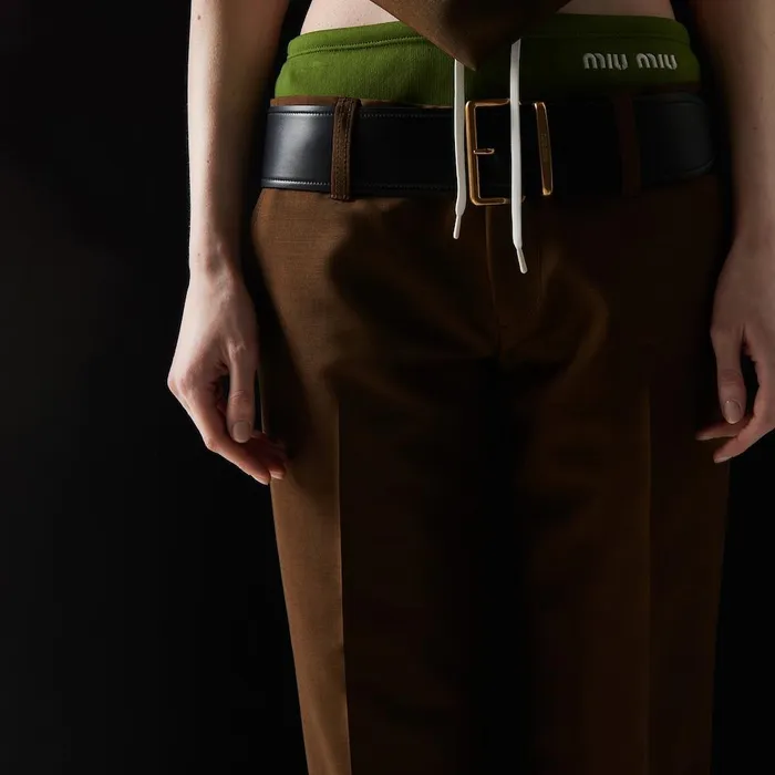 Women Pants And Shorts Miu Miu Mohair Pants Date Brown Women Pants And Shorts Miu Miu Mohair Pants Date Brown