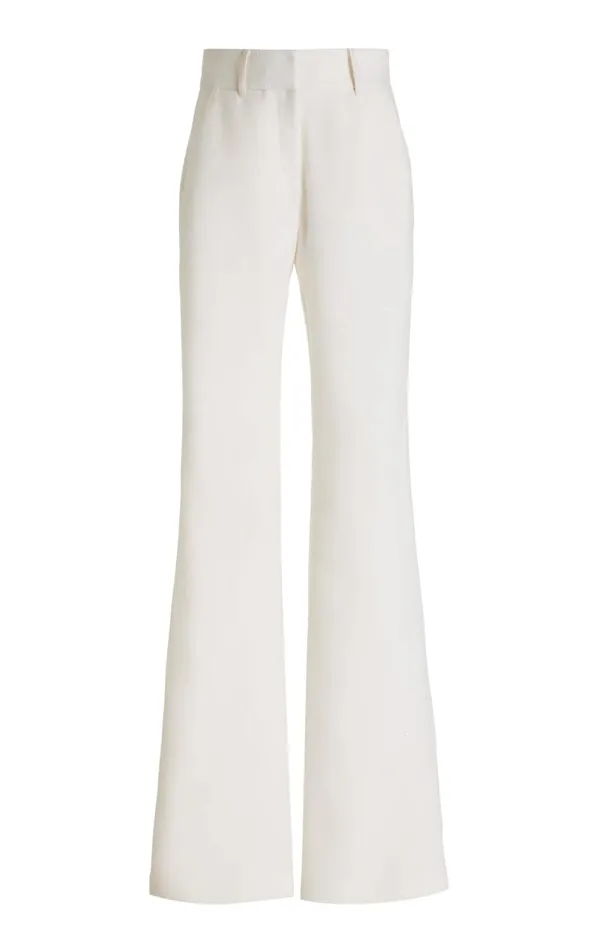 Women Pants Gabriela Hearst Allanon Sequin Pant In Ivory Virgin Wool