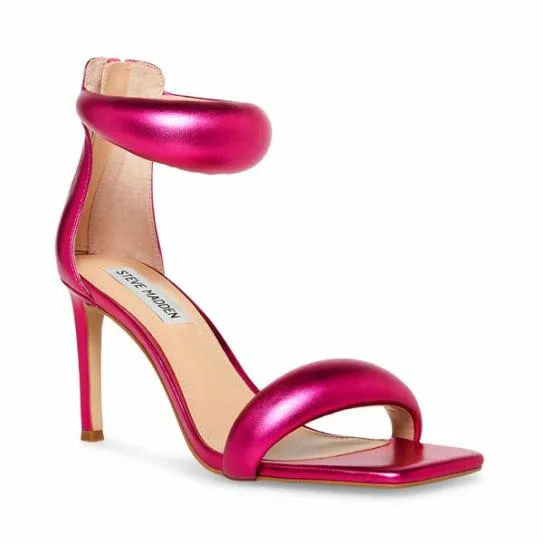 Women PARTAY PINK METALLIC Pink Metallic Steve Madden Heels