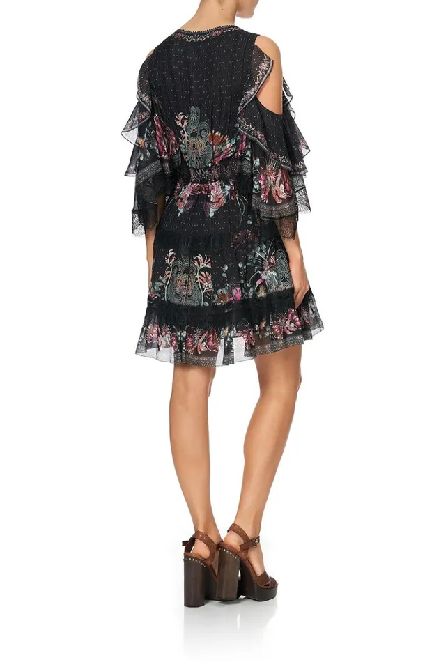 Women Party Dresses Camilla Button Up Dress With Lace Insert Restless Nights