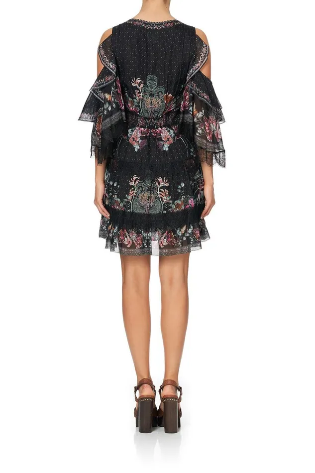 Women Party Dresses Camilla Button Up Dress With Lace Insert Restless Nights