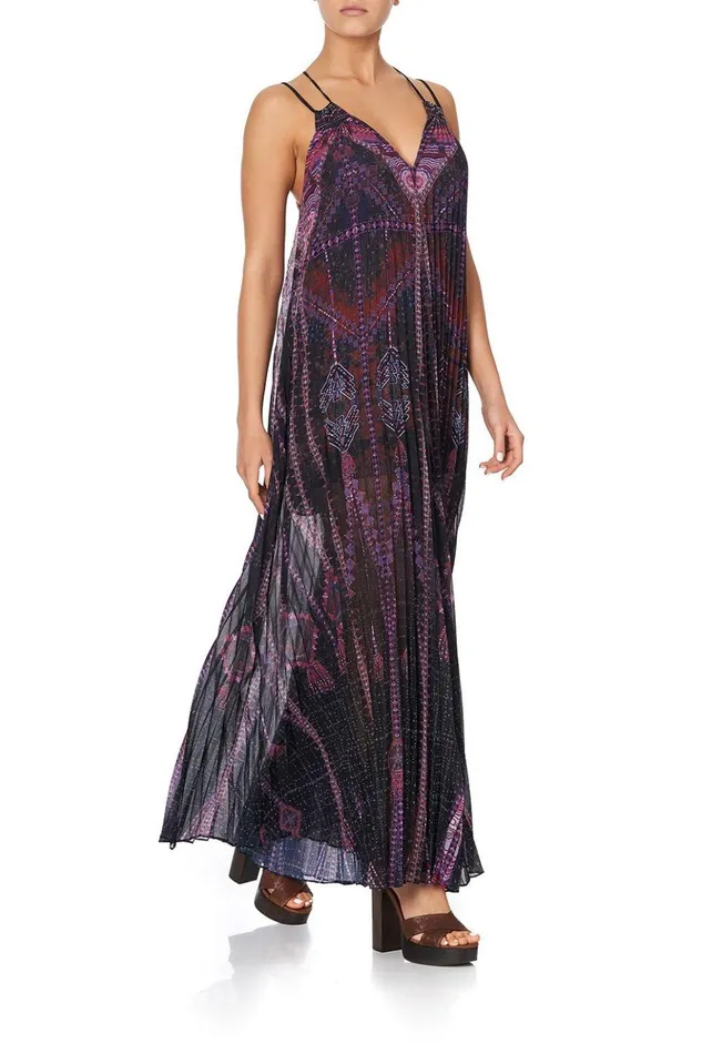 Women Party Dresses Camilla Pleated Jumpsuit With Yoke Mina Mina