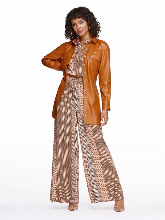 Women Paula Shacket In Adobe Jessica Simpson Jackets Blazers and Kimonos