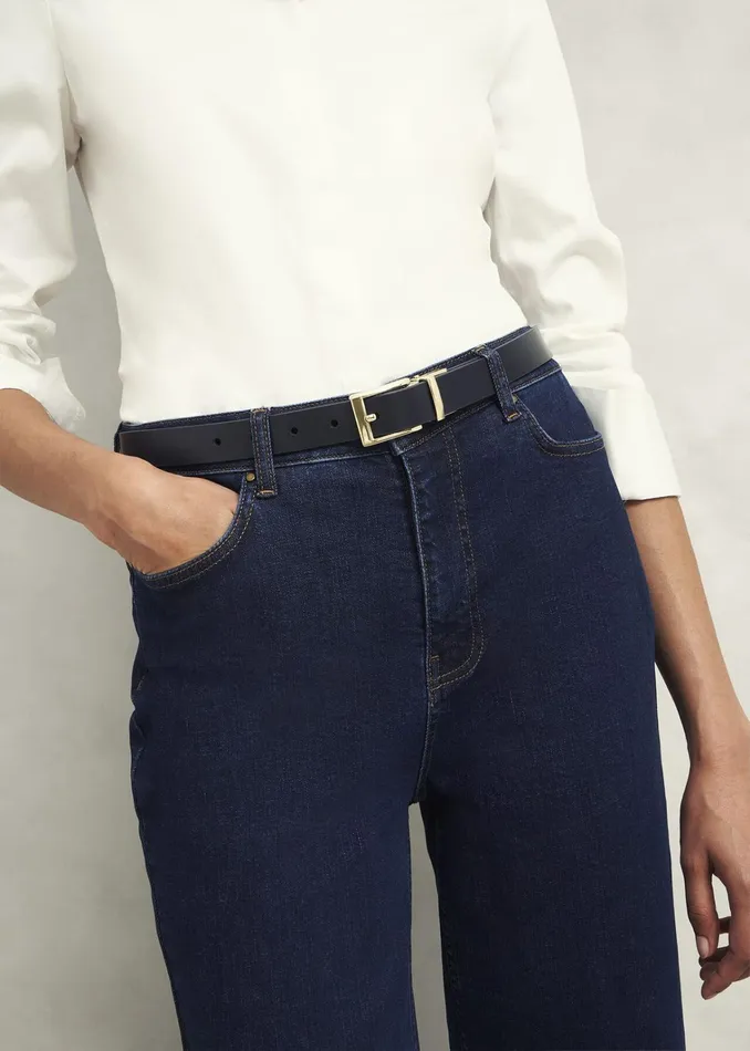 Women Pauline Reversible Hip Belt Navy Red Hobbs Belts