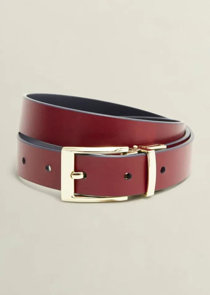 Women Pauline Reversible Hip Belt Navy Red Hobbs Belts