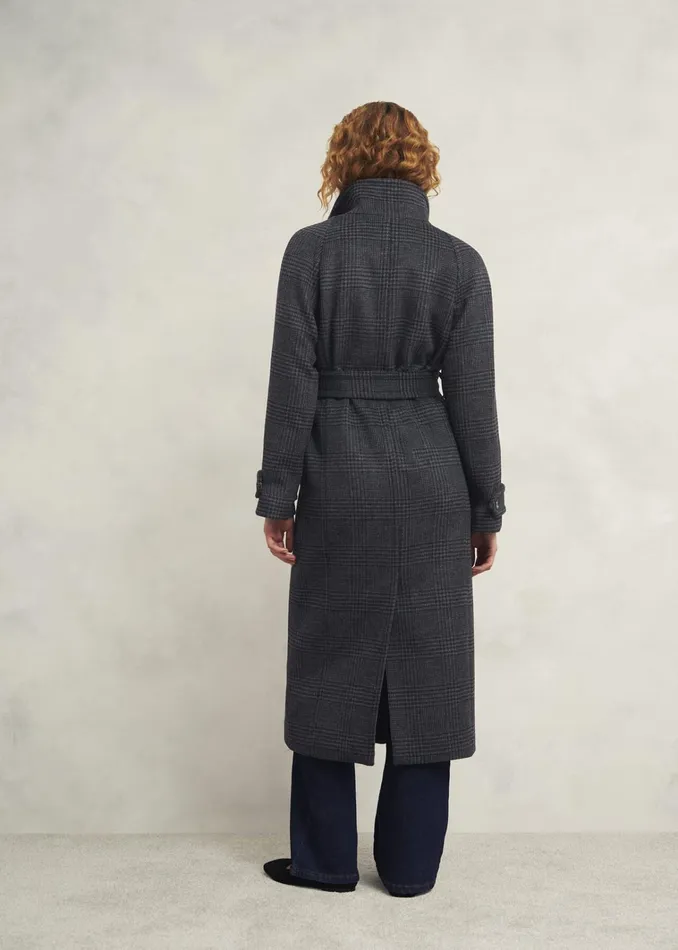 Women Peckworth Coat With Wool Grey Multi Hobbs Coats and Jackets