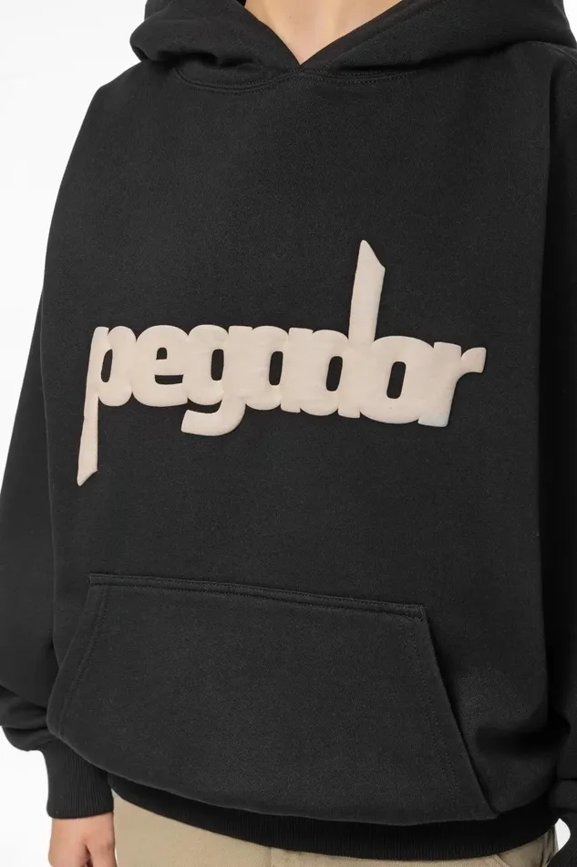 Women Pegador Hoodies Bonnie Oversized Hoodie Washed Black Women Pegador Hoodies Bonnie Oversized Hoodie Washed Black