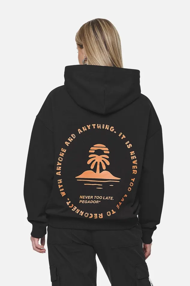 Women Pegador Hoodies Palmyra Oversized HoodieBlack