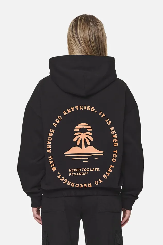 Women Pegador Hoodies Palmyra Oversized HoodieBlack
