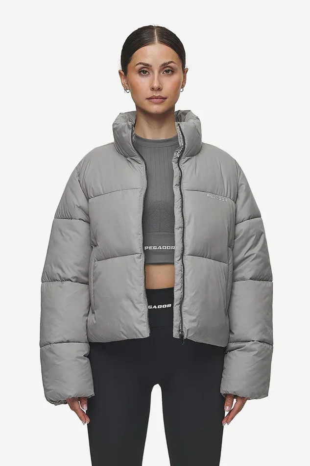 Women Pegador Jacken Georgia Puffer Jacket Rock Grey