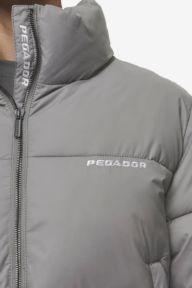 Women Pegador Jacken Georgia Puffer Jacket Rock Grey
