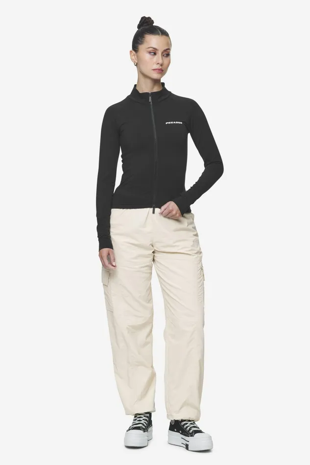 Women Pegador Longsleeves Maria Zip Longsleeve Black