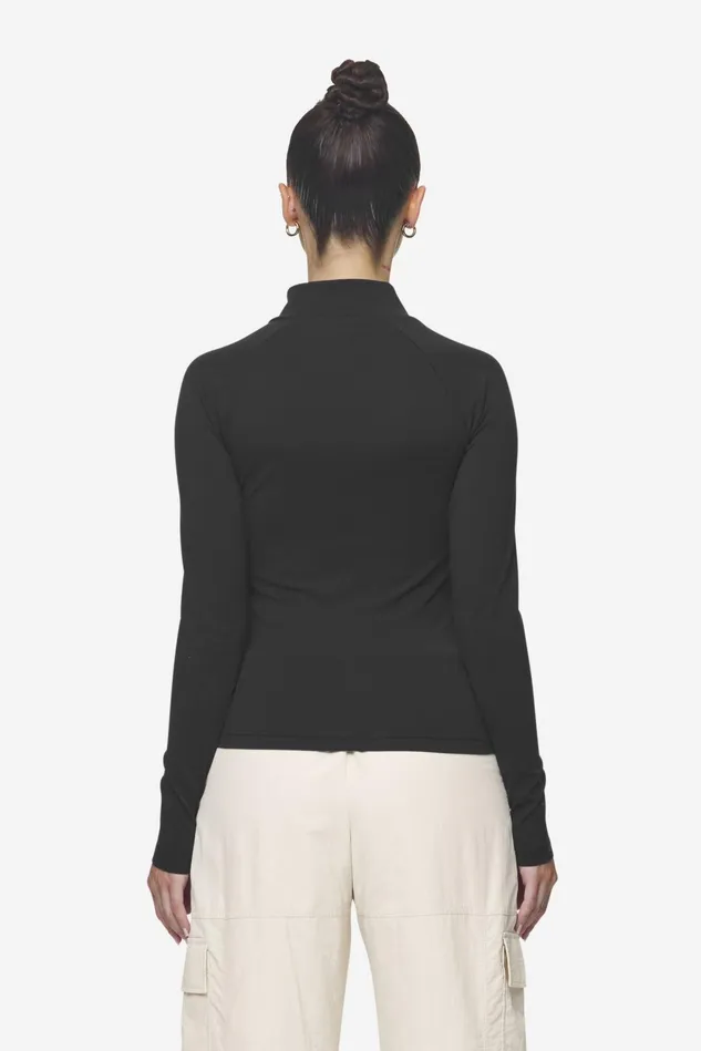 Women Pegador Longsleeves Maria Zip Longsleeve Black