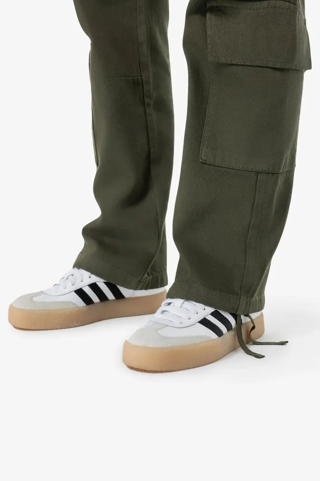 Women Pegador Pants Lia Wide Cargo Pants Basic Olive