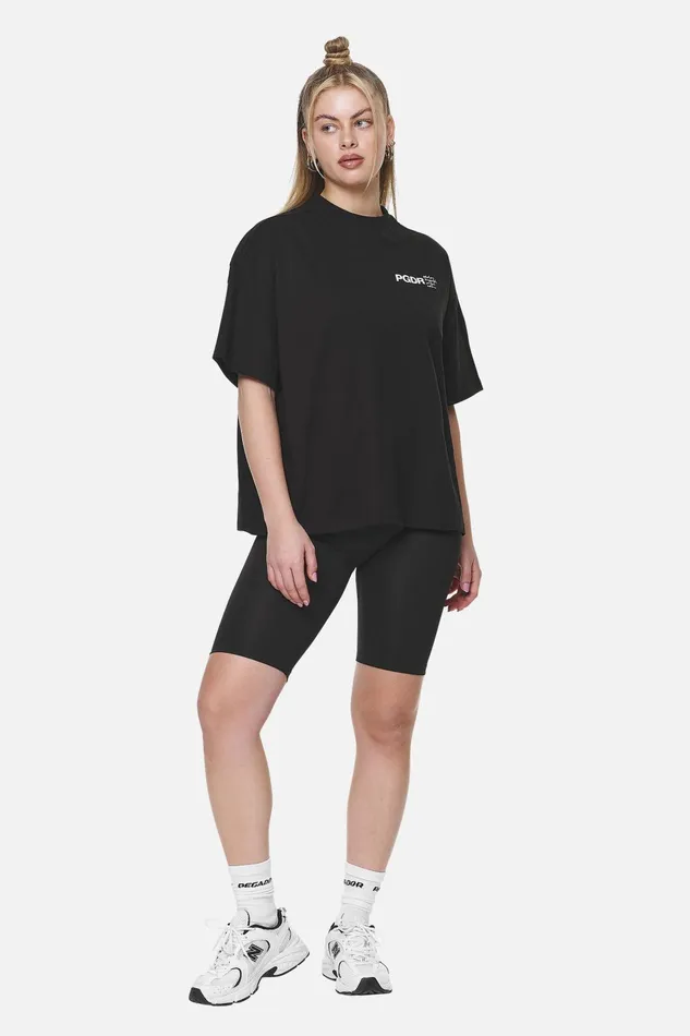 Women Pegador Tees Habana Heavy Oversized Tee Black